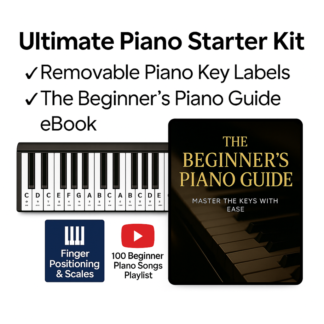 Ultimate Piano Starter Kit (88 Keys, Black)