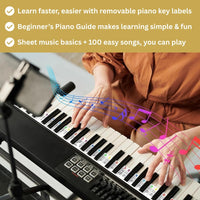 Piano Starter Kit – 61 Keys (Black)